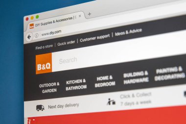 B ve Q perakende Web sitesi