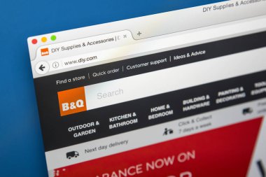 B ve Q perakende Web sitesi