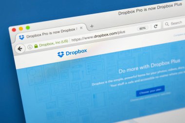 Dropbox resmi web sitesi