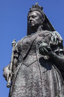 Kraliçe Victoria heykel Weymouth