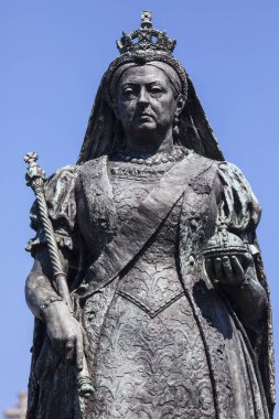 Kraliçe Victoria heykel Weymouth