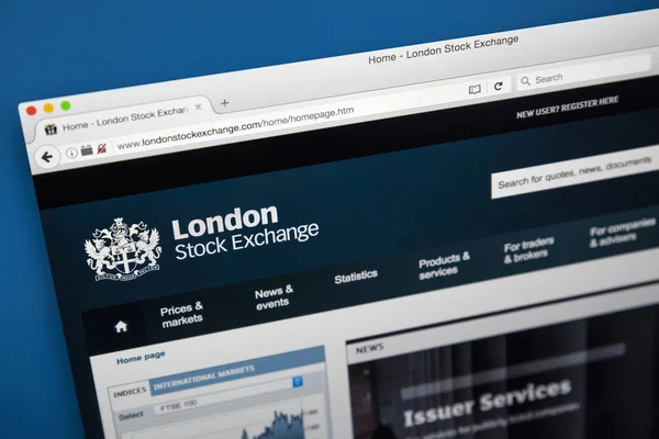 London Stock Exchange Web sitesi