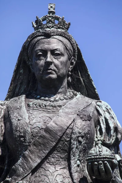 Estátua da Rainha Vitória em Weymouth — Fotografia de Stock