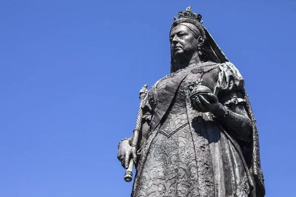 Queen Victoria άγαλμα στο Weymouth — Φωτογραφία Αρχείου