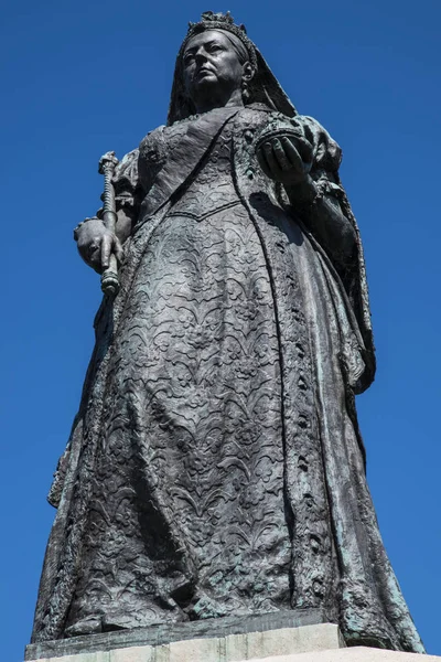 Standbeeld van koningin Victoria in Weymouth — Stockfoto