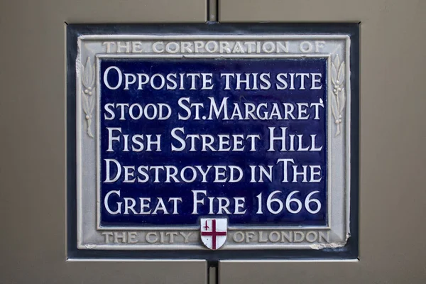 Gran incendio de Londres 1666 —  Fotos de Stock