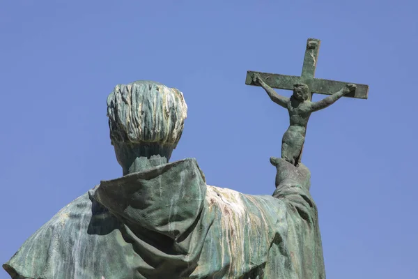 САО Goncalo статуя в Лагосі Португалії — стокове фото