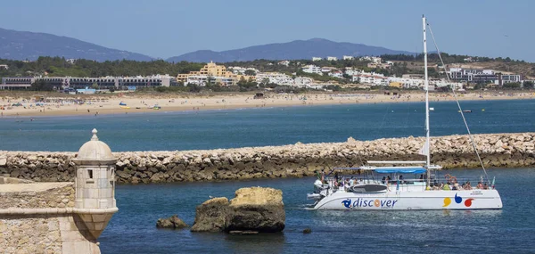 Costa del Algarve en Lagos Portugal — Foto de Stock
