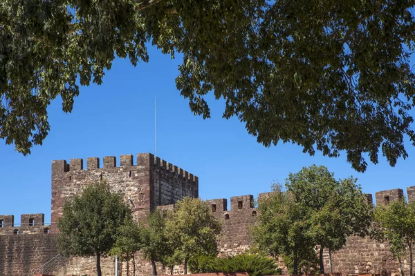 Slottet i Silves i Portugal — Stockfoto