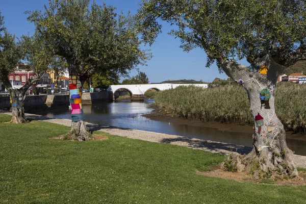 Die Ponte Romana Brücke Der Historischen Stadt Silves Der Algarve — Stockfoto