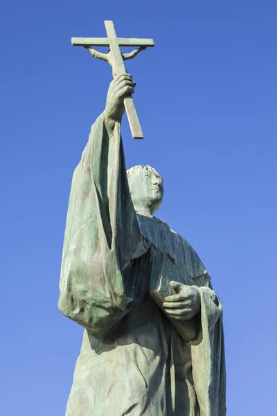 葡萄牙拉各斯的 Goncalo 雕像 — 图库照片
