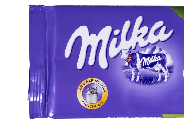 Milka 초콜릿 바 — 스톡 사진