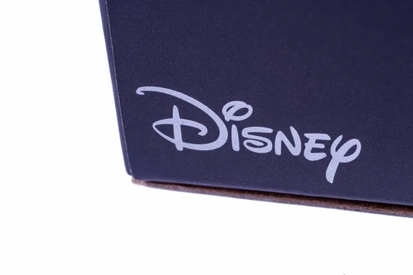 Disney logotypen på förpackningen — Stockfoto