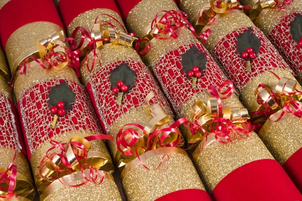 Традиційні Різдвяний крекери — стокове фото