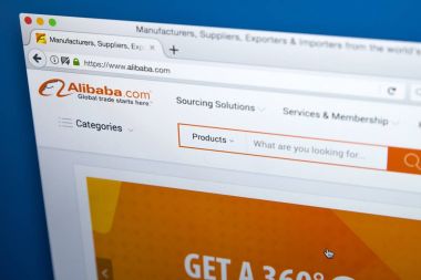 Alibaba şirketin web sitesi