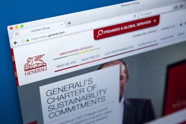 Generali grubu Web sitesi