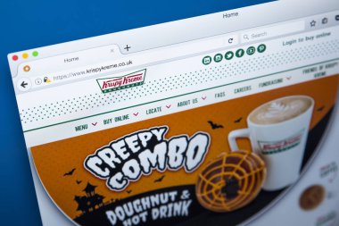 Krispy Kreme Doughnuts Web sitesi