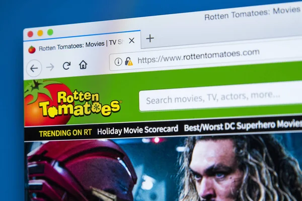 Rotten Tomatoes Website — Stock Photo, Image