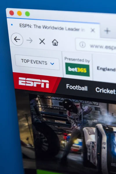 Espn-Webseite — Stockfoto