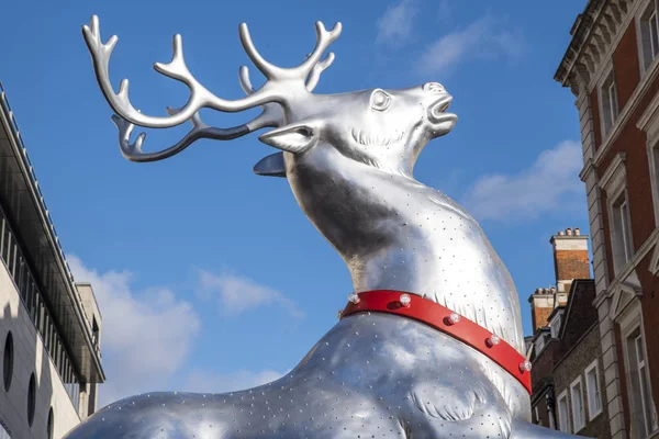 考文特花园圣诞驯鹿 — 图库照片