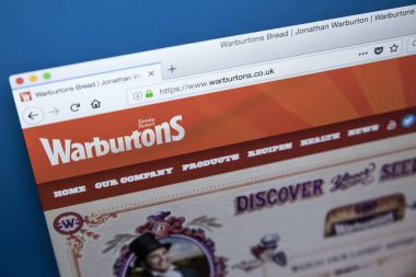 Warburtons şirket web sitesi
