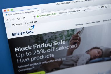 İngiliz gaz Web sitesi