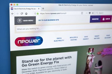 Npower Web sitesi