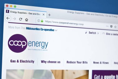 Kooperatif enerji Web sitesi