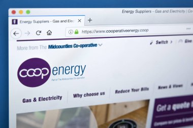 Kooperatif enerji Web sitesi