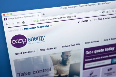 Kooperatif enerji Web sitesi