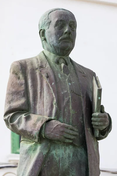 Blas Cabrera y Felipe Statue in Lanzarote — Stock Photo, Image