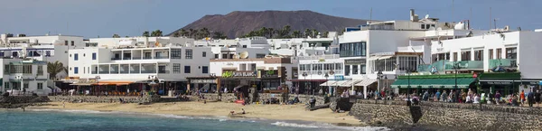 Kaart van Playa Blanca Promendae in Lanzarote — Stockfoto