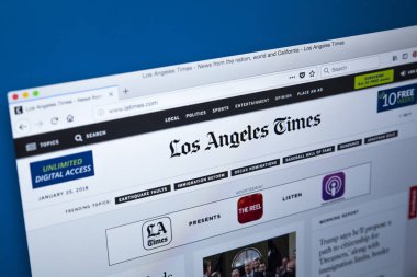 Los Angeles Times Web sitesi