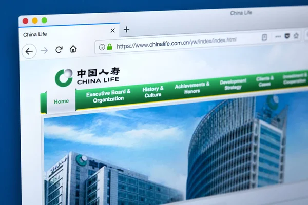 Compañía de seguros de vida de China — Foto de Stock