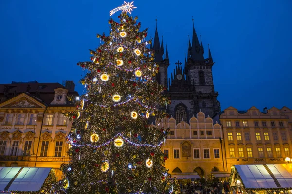 在圣诞节布拉格 — 图库照片