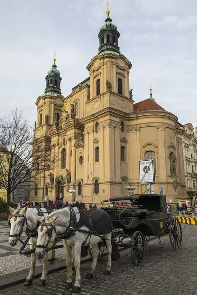 Εκκλησία του Αγίου Νικολάου στην Πράγα — Φωτογραφία Αρχείου