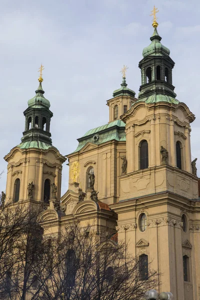 St. nicholas церква в Празі. — стокове фото