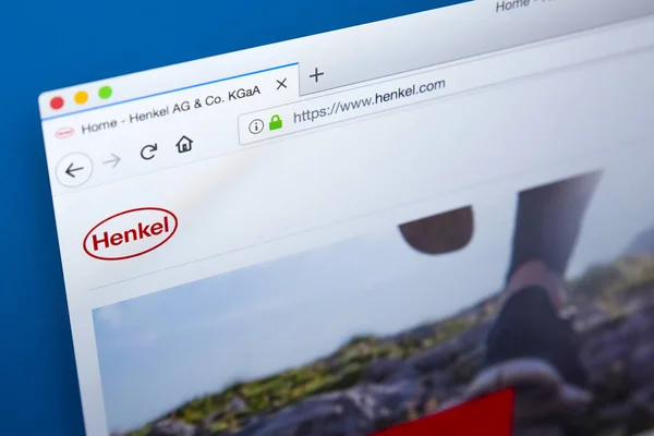 Henkel Company Website — Stock Photo, Image