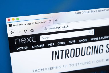 İleri perakende Web sitesi