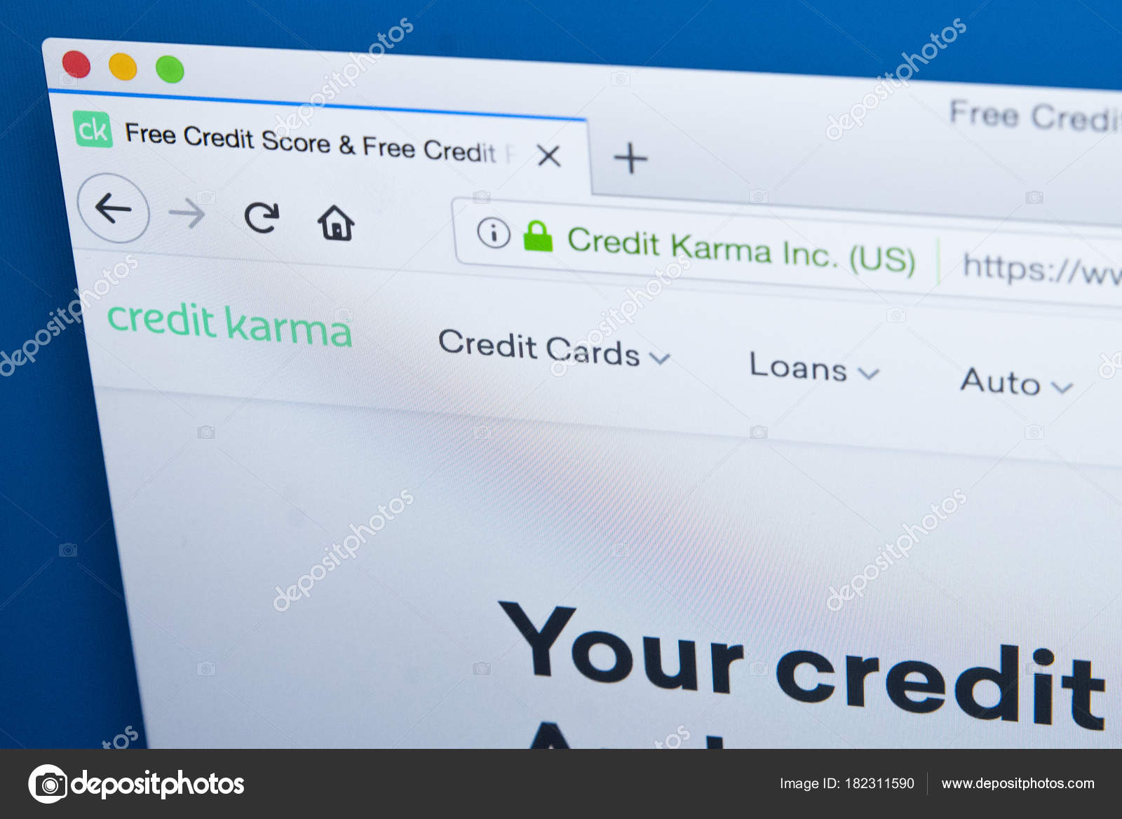 Credit Karma site Stock Editorial Photo © chrisdorney 182311590