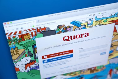 Quora soru ve cevap Web sitesi