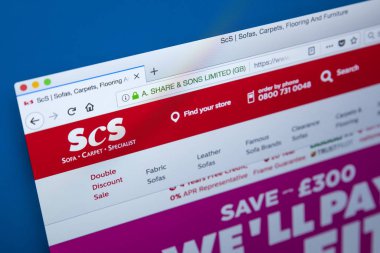 SCS perakendeci Web sitesi