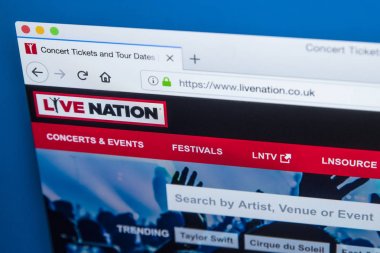Live Nation Web sitesi