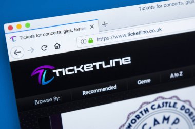 Ticketline Web sitesi