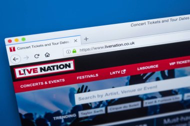 Live Nation Web sitesi