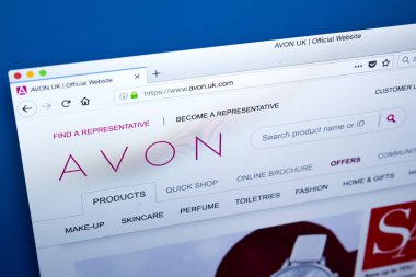 Avon ürünleri Web sitesi