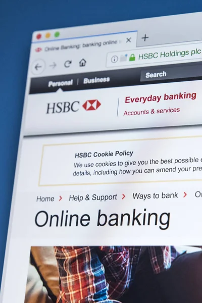 HSBC Banca en línea — Foto de Stock