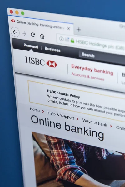 HSBC Banca en línea — Foto de Stock