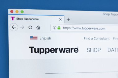 Tupperware şirket web sitesi
