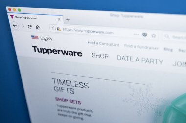 Tupperware şirket web sitesi